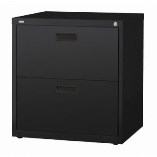 CommClad 2 Drawer Lateral File Cabinet 14954 / 14955 Finish Black