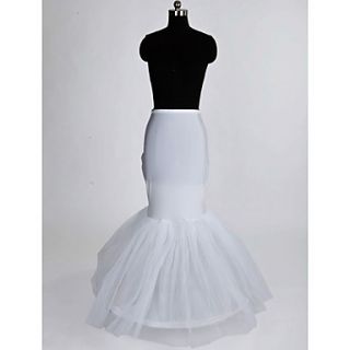 Nylon Mermaid and Trumpet Gown 1 Tier Floor length Slip Style/ Wedding Petticoats