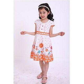 Girls Fashion Flower Dresses Lovely Princess Summer Dresses