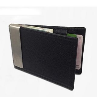 Utility Leather Wallet Clip with Pouch Card Case Holder