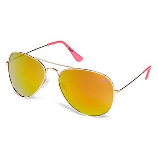 Betseyville Aviator Sunglasses, Gold, Womens