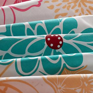Fitted Sheet, 100% Cotton Modern Style Summer Sunflower with 9.8 Depth Pocket