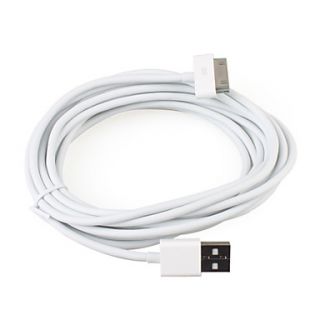 Sync and Charge Cable for iPhone, iPad iPod (Apple 30 pin, 300 cm)