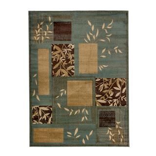 Amelia Light Blue Geometric Area Rug 710 X 910) (BlueSecondary Colors Beige, brown and ivoryPattern GeometricTip We recommend the use of a non skid pad to keep the rug in place on smooth surfaces.All rug sizes are approximate. Due to the difference of 