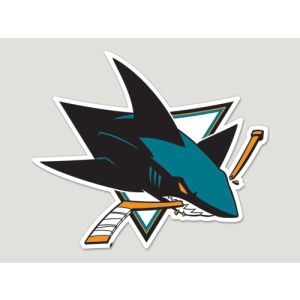 San Jose Sharks Wincraft Die Cut Color Decal 8in X 8in