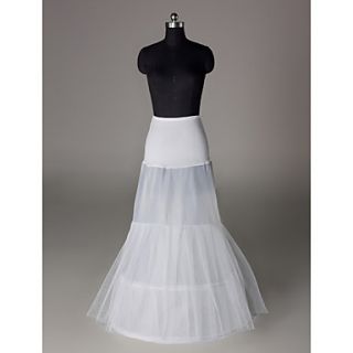 Nylon Mermaid and Trumpet Gown 2 Tier Floor length Slip Style/ Wedding Petticoats