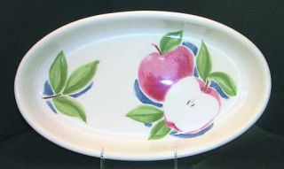 Nikko Appleby 13 Oval Baker, Fine China Dinnerware   Home Plate, Apples, Green