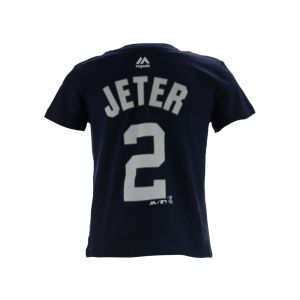 New York Yankees Derek Jeter Majestic MLB Toddler Official Player T Shirt