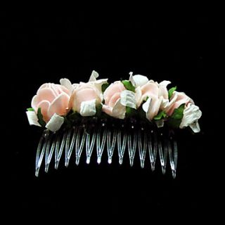 Lovely Foam Flower Wedding Flower Girl Combs/ Headpiece