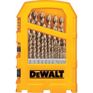 DEWALT Pilot Point Gold Ferrous Oxide Drill Bit Set   29 Pc., Model DW1969