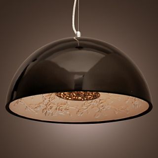 Modern Pendant Light in Black Lampshade