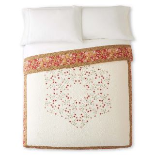 Home Expressions Claudia Bedspread, Red