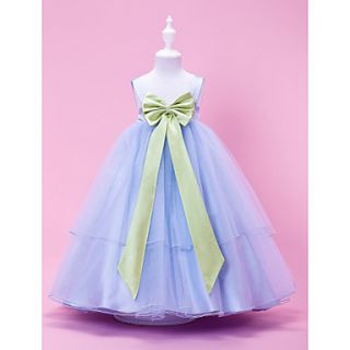 Charming Ball Gown with Bow Belt Flower Girl Dress