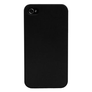Ultra Thin Rubber Matte Hard Case Cover for iPhone 4 and 4S (Black)