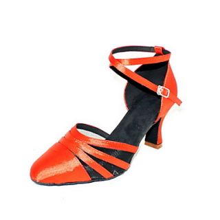 Customized Closed Toe Satin Latin/Ballroom Dance Performance Shoes (More Colors)