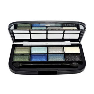 Shimmer 8 Colors Makeup Eye Shadow Palette with Free Brush
