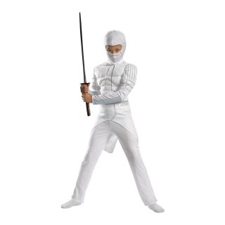 G.I. Joe Retaliation Storm Shadow Classic Muscle Child Costume, White, Boys