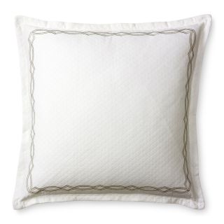 ROYAL VELVET Crestmore Euro Pillow, Ivory