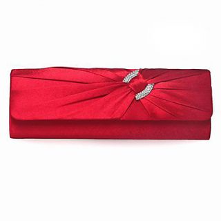 Silk With Crystal/ Rhinestone Evening Clutches More Colors Available