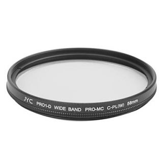 Genuine JYC Super Slim High Performance Wide Band PRO1 CPL Filter 58mm