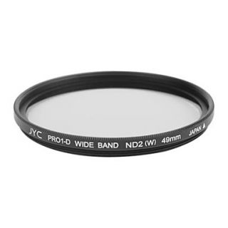 Genuine JYC Super Slim High Performance Wide Band ND2 Filter 49mm