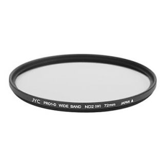 Genuine JYC Super Slim High Performance Wide Band ND2 Filter 72mm