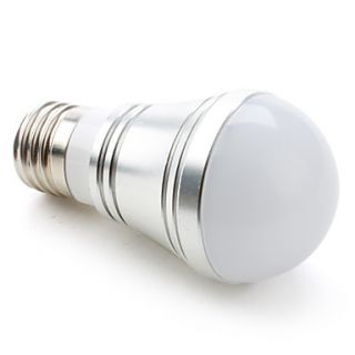 E27 3W 270LM 5500 6000K Natural White Light LED Ball Bulb (12V)