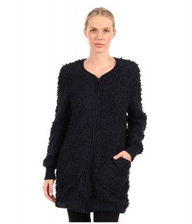Ys by Yohji Yamamoto K Zip Long Jacket B Womens Sweater (Navy)