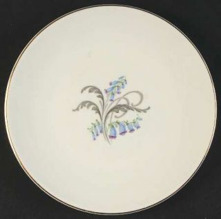 Edwin Knowles Bluebells Bread & Butter Plate, Fine China Dinnerware   Bluebell F