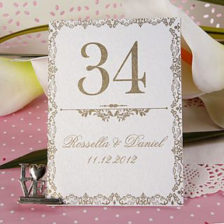 Personalized Table Number Card   Old Fashion (set of 10)