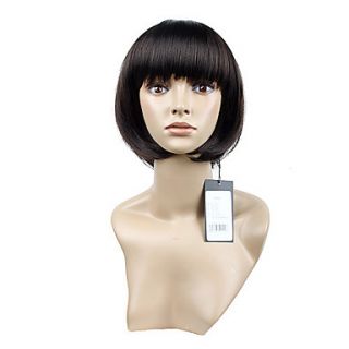 Capless Short Natural Look Bob Hair Synthetic Wig 6 Colors To Choose