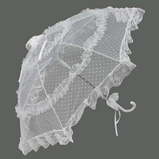 Lace Wedding Umbrella With Dots