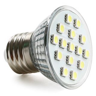 E27 5050 SMD 15 LED White 150 200LM Light Bulb (230V, 2 2.5W)
