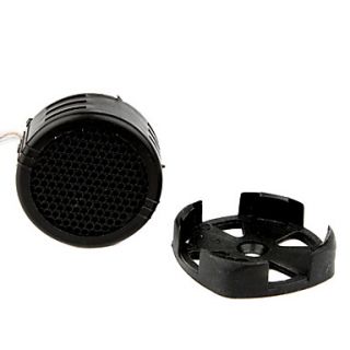 500W Mini Car Speakers, Black, 20cm Cable Length, Pair