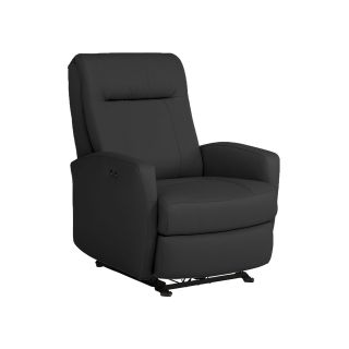 Best Chairs, Inc. Modern PerformaBlend Power Rocker Recliner, Black