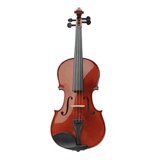 Glossy Solid Spruce Violin with Case/Bow/Rosin (Multi Size)