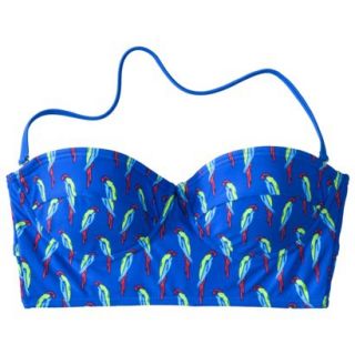 Xhilaration Juniors Midkini Swim Top  Bird Print M