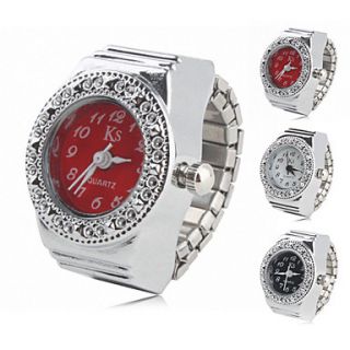 Womens Casual Alloy Analog Ring Watch (Assorted Colors)
