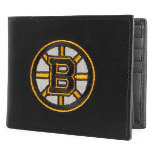 Boston Bruins Rico Industries Black Bifold Wallet