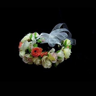 Flower Design Wedding Flower Girl Wreath