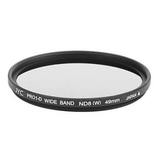 Genuine JYC Super Slim High Performance Wide Band ND8 Filter 49mm