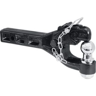 Ultra Tow Dual Purpose Pintle Hitch Fits 2in. Receiver   6 Ton Capacity
