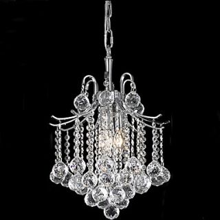 Modern 3   Light Chandeliers with Crystal Drops