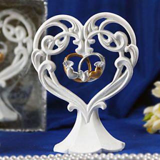 Two Rings Wedding Cake Topper