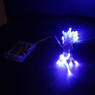 Blue 30 LED String Light 2 Sparking Modes (Flashing, Steady on)