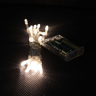 30 LED Warm White Light 2 Mode LED String Fairy Lamp for Christmas (3xAA)