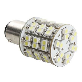 1157 4W 60x3528 SMD White Light LED Bulb for Car Brake Lamp (DC 12V)