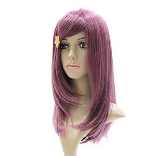 Capless Synthetic Purple Lovely Paty Hair