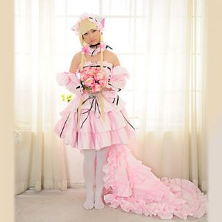 Pink Lolita Cosplay Costume Inspired by Chobits Chii