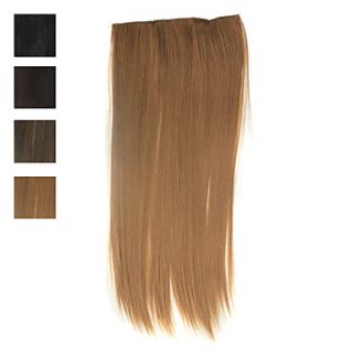 100% Heat Friendly Fiber Silky Straight Clip In Hair Extension 4 Colors Available
